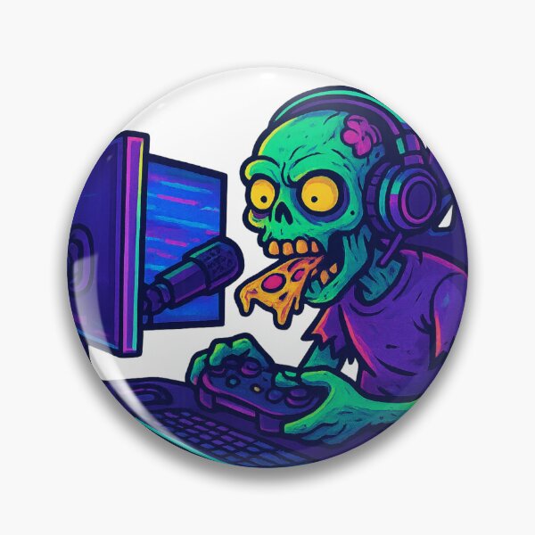 Item preview, Zombie Streamer: Undead Gaming & Pizza Party designed and sold by Momay-designer.