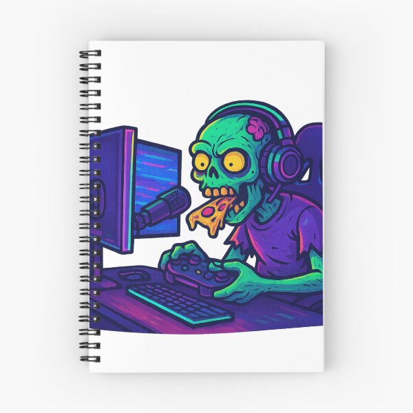Item preview, Zombie Streamer: Undead Gaming & Pizza Party designed and sold by Momay-designer.