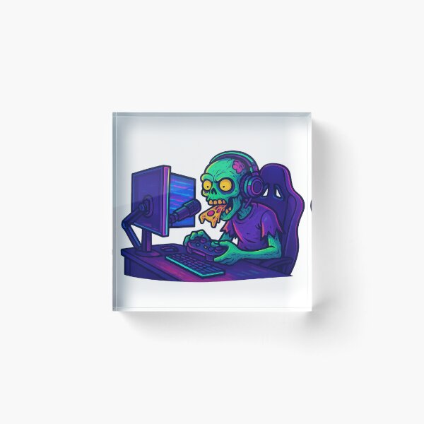 Item preview, Zombie Streamer: Undead Gaming & Pizza Party designed and sold by Momay-designer.