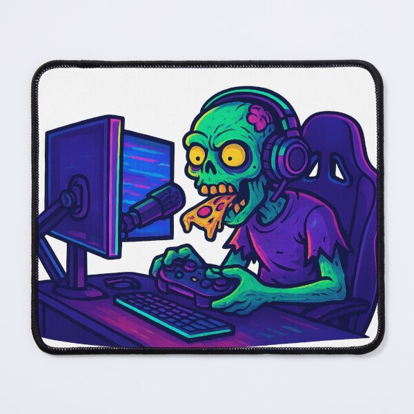 Item preview, Zombie Streamer: Undead Gaming & Pizza Party designed and sold by Momay-designer.