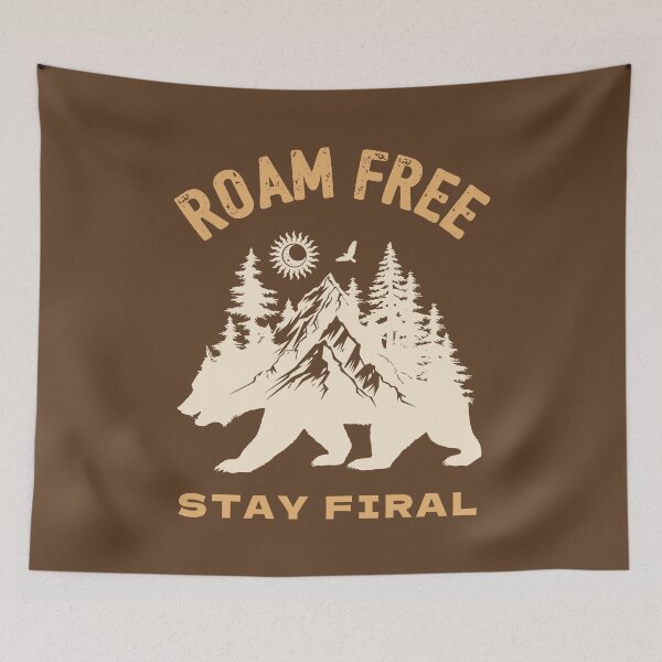 Item preview, Roam Free Stay Feral Bear designed and sold by Andrey Prokopenko.