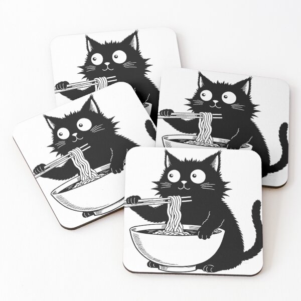 Item preview, Funny Cat Ramen Graphic Tee Japanese Kawaii Anime Cat  designed and sold by RuffinAileneyu.