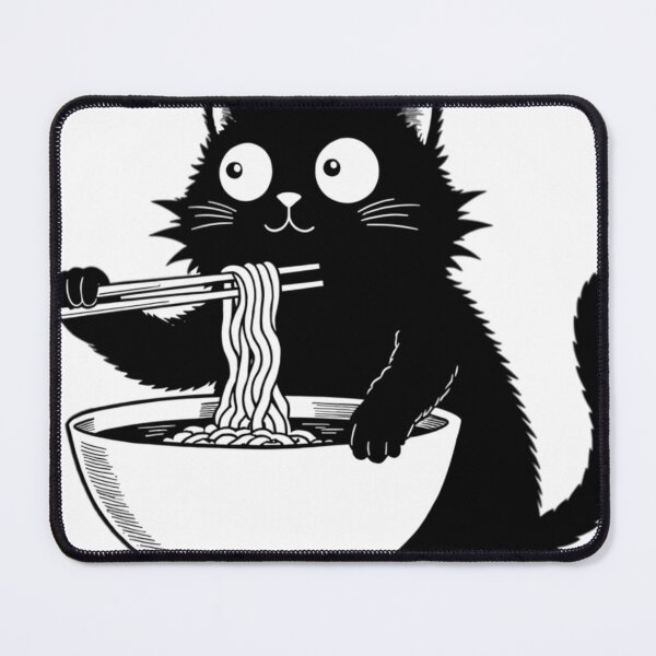 Item preview, Funny Cat Ramen Graphic Tee Japanese Kawaii Anime Cat designed and sold by RuffinAileneyu.