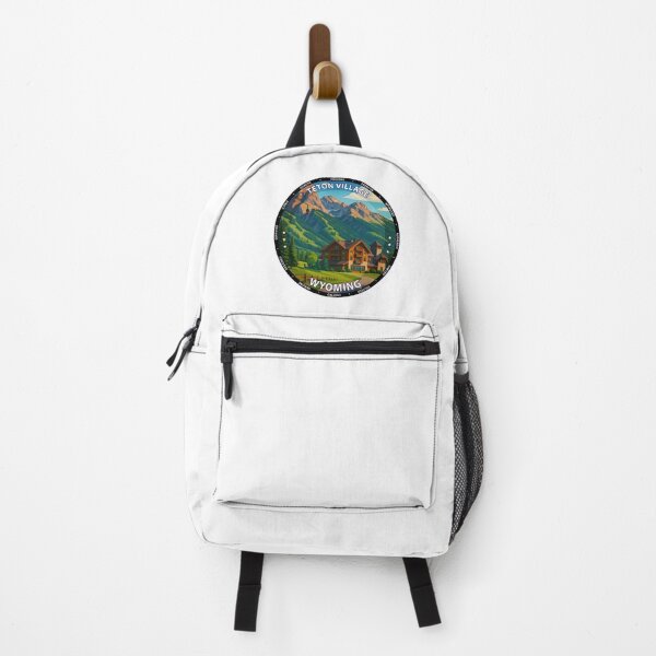 Item preview, Teton Village Wyoming Travel Poster - Scenic Mountain Resort Art USA designed and sold by inkNext.