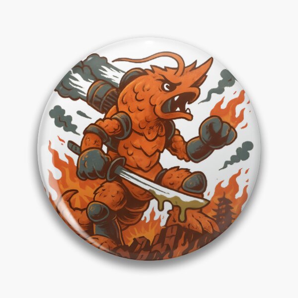 Item preview, Dragon Blacksmith - Fierce Fire Dragon Forging in Flames designed and sold by Alchemy Ink.