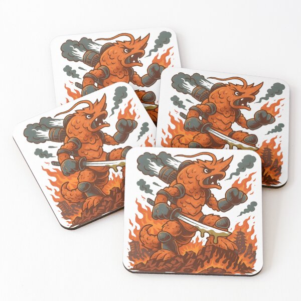 Item preview, Dragon Blacksmith - Fierce Fire Dragon Forging in Flames designed and sold by Alchemy Ink.