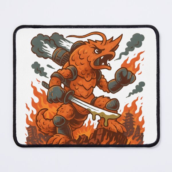 Item preview, Dragon Blacksmith - Fierce Fire Dragon Forging in Flames designed and sold by Alchemy Ink.