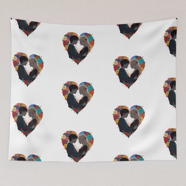 Item preview, Anime Love Couple Heart designed and sold by Digiheart.