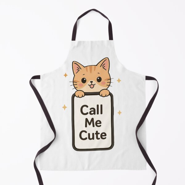 Item preview, Call Me Cute – Adorable Cat Sticker Design designed and sold by Tik Logy.