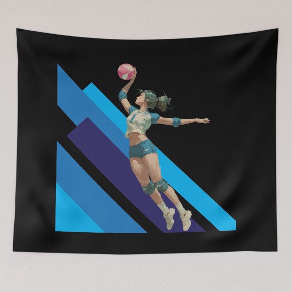 Item preview, Volleyball Attacker Spike Design for Women and Girls designed and sold by daila70.