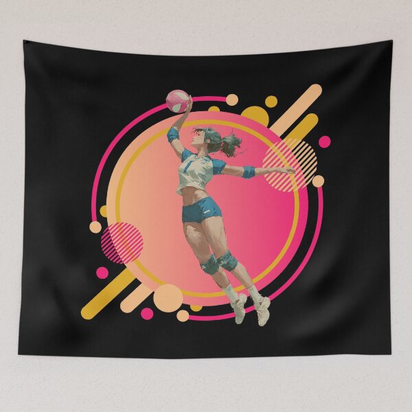 Item preview, Volleyball Attacker Spike Design for Women and Girls designed and sold by daila70.