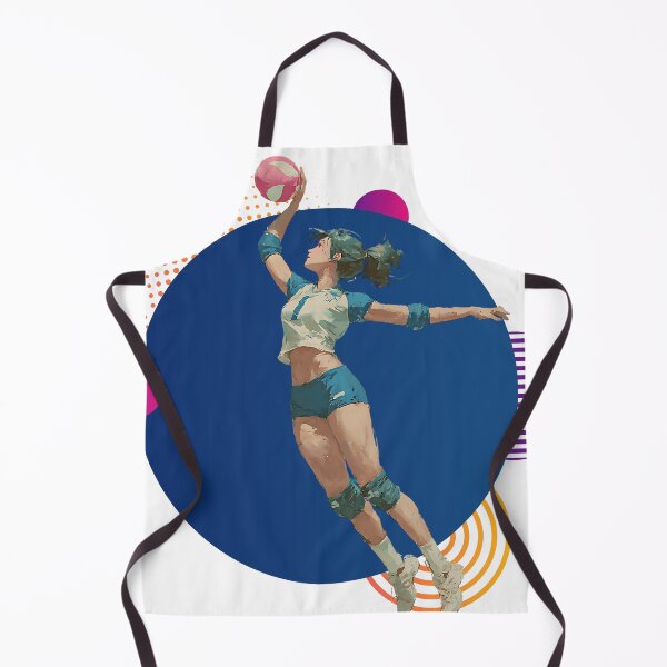 Item preview, Volleyball Attacker Spike Design for Women and Girls designed and sold by daila70.