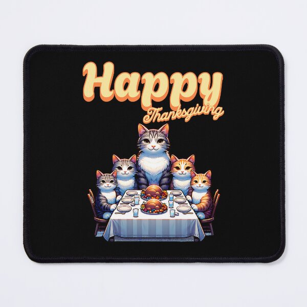 Item preview, Happy Thanksgiving cute cat design designed and sold by ReneMM.