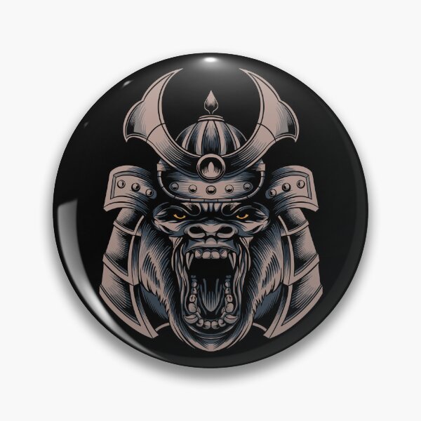 Item preview, Samurai Gorilla Warrior Japan Vintage Artwork designed and sold by Retr0Tshirts.