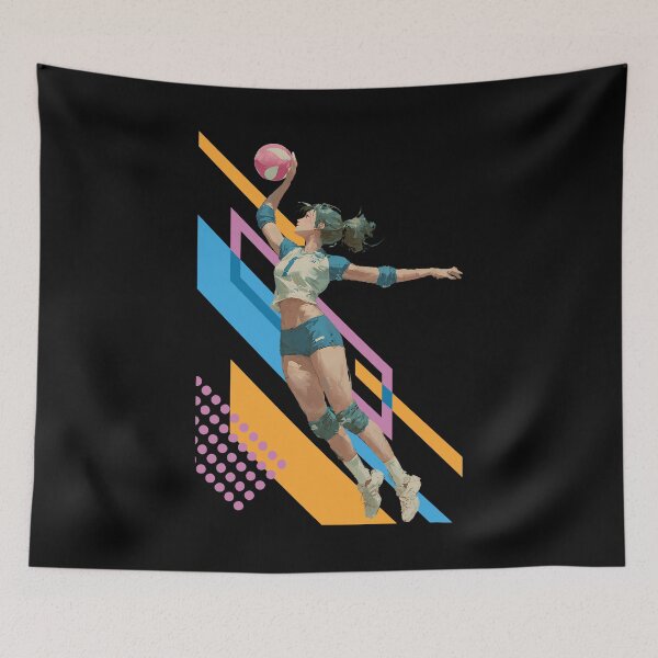 Item preview, Volleyball Attacker Spike Design for Women and Girls designed and sold by daila70.