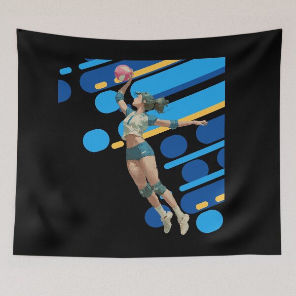 Item preview, Volleyball Attacker Spike Design for Women and Girls designed and sold by daila70.