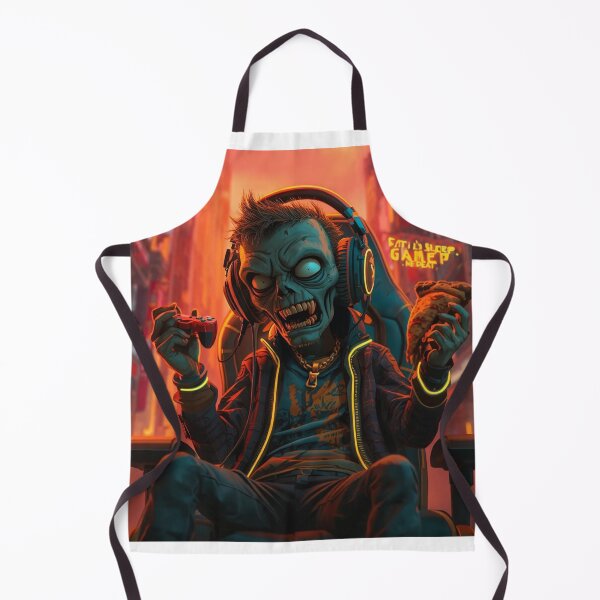 Item preview, Zombie Gamer: Level Up with Pizza Zombie Gamer Art | Gaming Zombie | Pizza Gamer designed and sold by Momay-designer.