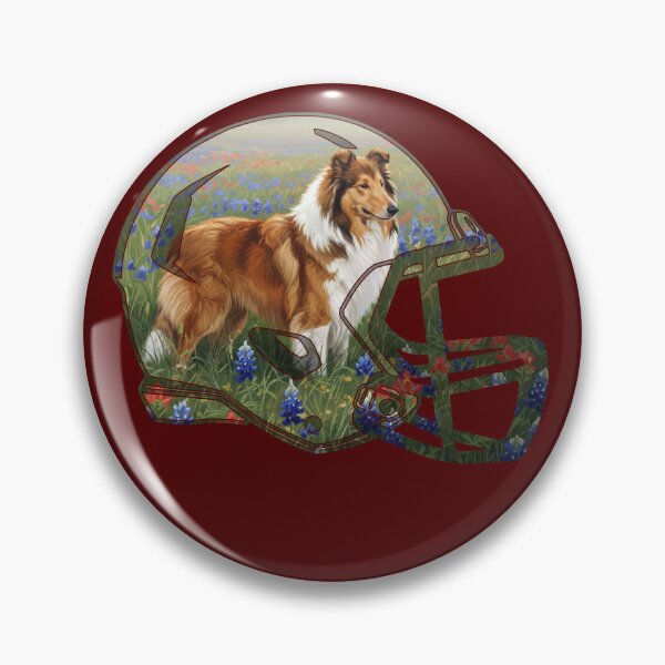 Item preview, Rough Collie Painting Football Helmet designed and sold by Douglas-Depot.