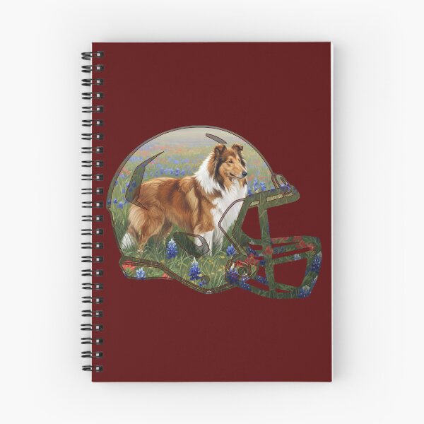 Item preview, Rough Collie Painting Football Helmet designed and sold by Douglas-Depot.