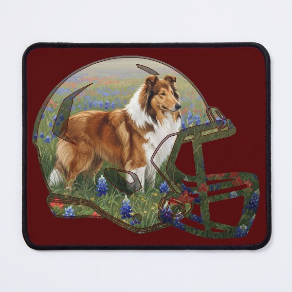 Item preview, Rough Collie Painting Football Helmet designed and sold by Douglas-Depot.