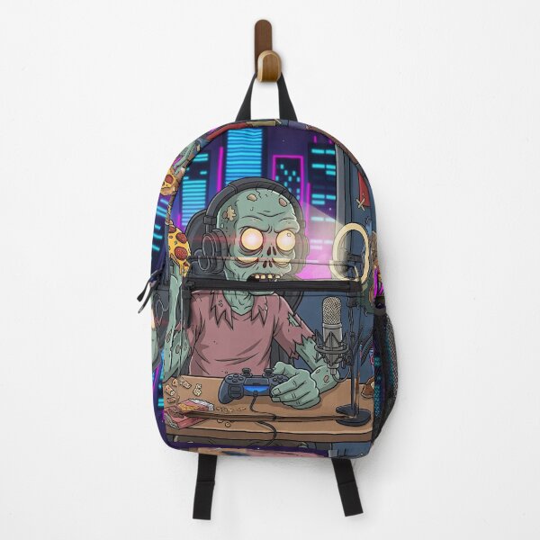 Item preview, Zombie Gamer: Level Up with Pizza Zombie Gamer Art | Gaming Zombie | Pizza Gamer designed and sold by Momay-designer.