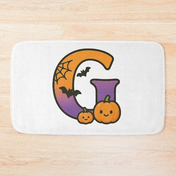 Item preview, Halloween Letter G – Cute Kawaii Cartoon with Spooky Details designed and sold by PrintCreations9.