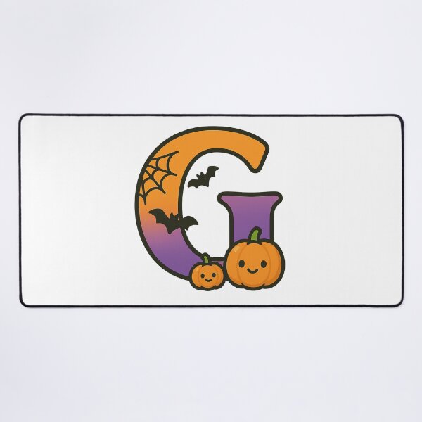 Item preview, Halloween Letter G – Cute Kawaii Cartoon with Spooky Details designed and sold by PrintCreations9.