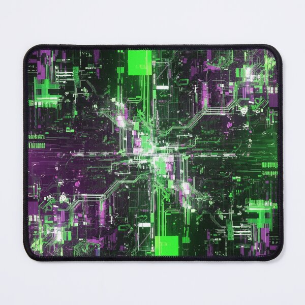 Item preview, Cyber Neon Matrix Circuit Abstract designed and sold by Pitujuck Kachanond.