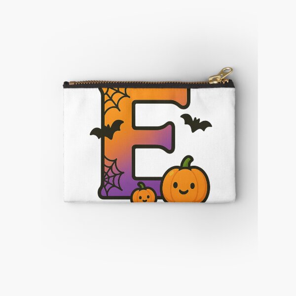 Item preview, Halloween Letter E – Cute Kawaii Cartoon with Spooky Details designed and sold by PrintCreations9.