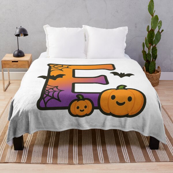 Item preview, Halloween Letter E – Cute Kawaii Cartoon with Spooky Details designed and sold by PrintCreations9.
