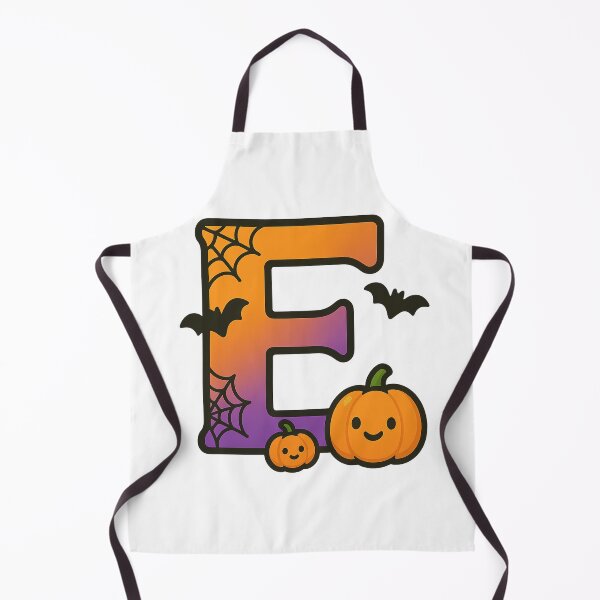 Item preview, Halloween Letter E – Cute Kawaii Cartoon with Spooky Details designed and sold by PrintCreations9.