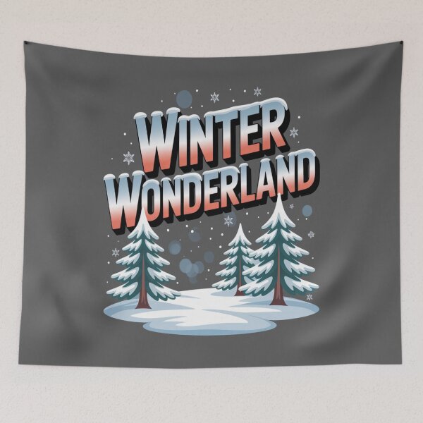 Item preview, Winter paradise - Snowy idyll - Icy dreamland - Frosty fantasy - Chilly utopia - Arctic marvel - Glacial haven - Snowscape - Winter dreamscape - Winter magic designed and sold by JansenGS.
