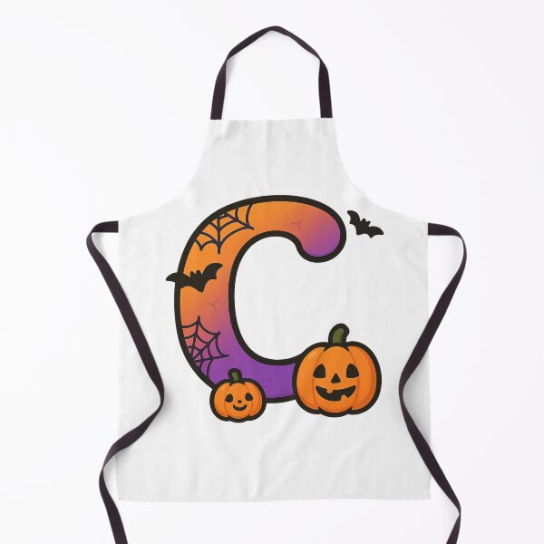 Item preview, Halloween Letter C – Cute Kawaii Cartoon with Spooky Details designed and sold by PrintCreations9.
