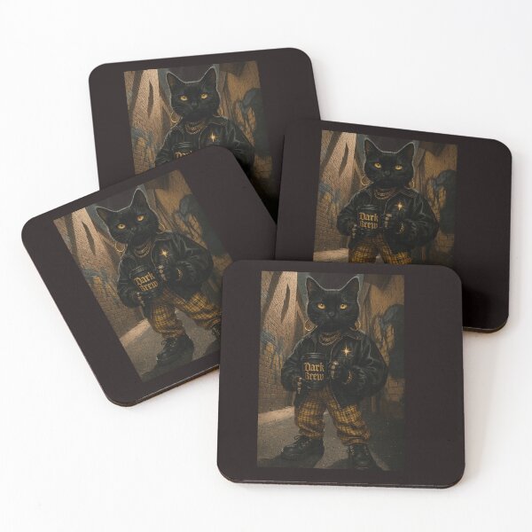 Item preview, Gothic Street Cat | Dark Brew Style designed and sold by NoirAuraX.