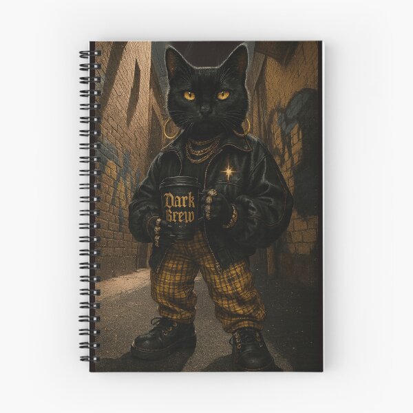 Item preview, Gothic Street Cat | Dark Brew Style designed and sold by NoirAuraX.