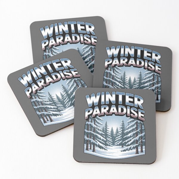 Item preview, Winter paradise - Snowy idyll - Icy dreamland - Frosty fantasy - Chilly utopia - Arctic marvel - Glacial haven - Snowscape - Winter dreamscape - Winter magic designed and sold by JansenGS.