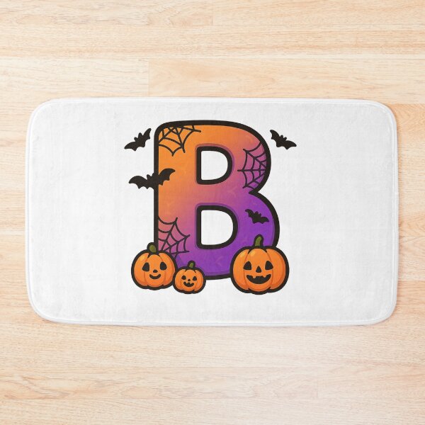 Item preview, Halloween Letter B – Cute Kawaii Cartoon with Spooky Details designed and sold by PrintCreations9.