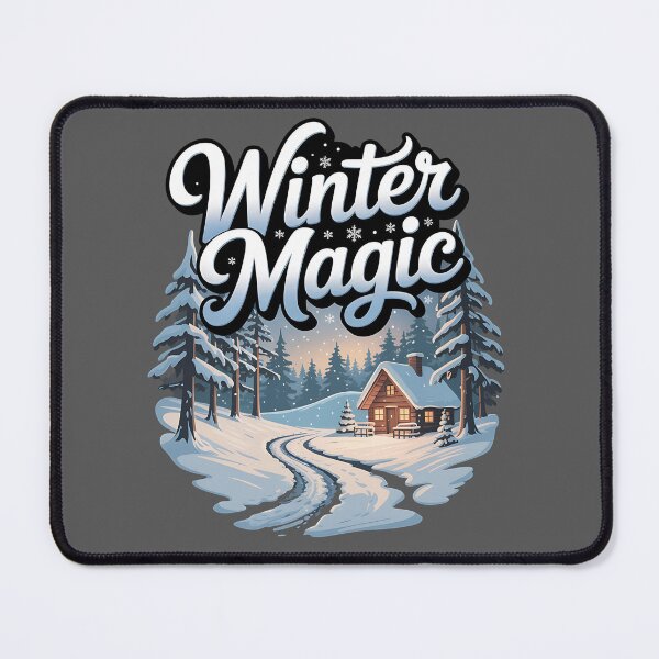 Item preview, Winter paradise - Snowy idyll - Icy dreamland - Frosty fantasy - Chilly utopia - Arctic marvel - Glacial haven - Snowscape - Winter dreamscape - Winter magic designed and sold by JansenGS.