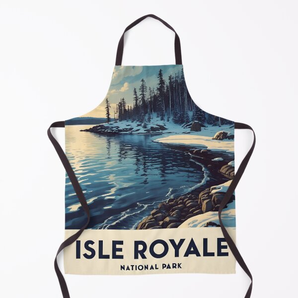 Item preview, Isle Royale National Park Winter USA Vintage Travel Tourism designed and sold by TravelersGems.