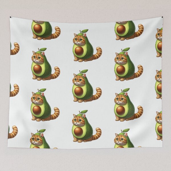 Item preview, Avocado. Cat dressed as an avocado designed and sold by Artquinox.
