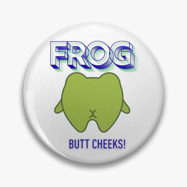 Item preview, Frog Butt cheeks! sticker from Rude froggy collection. designed and sold by Peelmysticker.