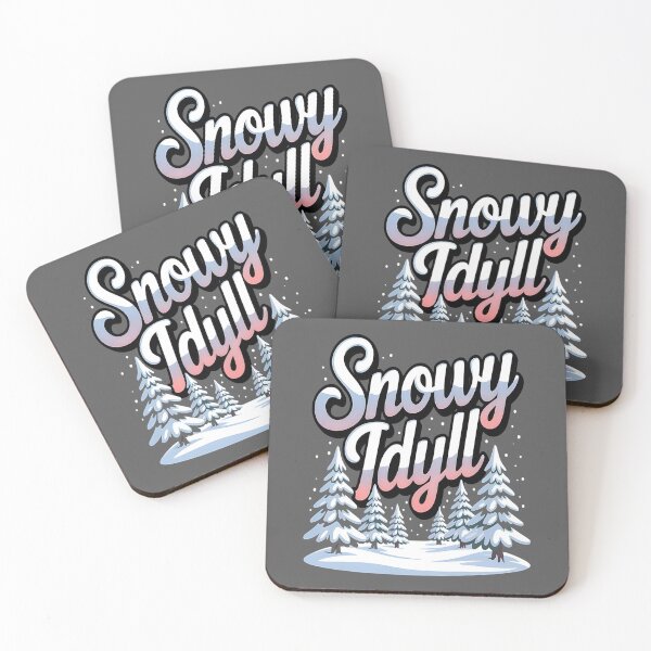 Item preview, Winter paradise - Snowy idyll - Icy dreamland - Frosty fantasy - Chilly utopia - Arctic marvel - Glacial haven - Snowscape - Winter dreamscape - Winter magic designed and sold by JansenGS.