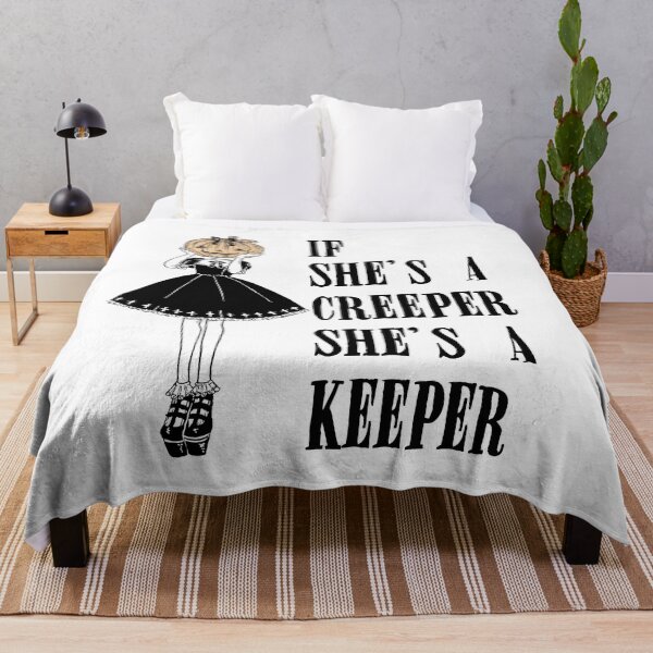 Item preview, If She's a Creeper She's a Keeper designed and sold by witchlingart.