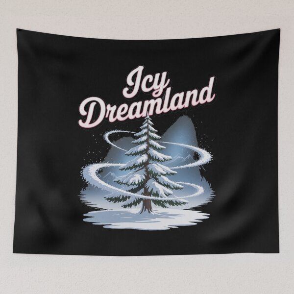 Item preview, Winter paradise - Snowy idyll - Icy dreamland - Frosty fantasy - Chilly utopia - Arctic marvel - Glacial haven - Snowscape - Winter dreamscape - Winter magic designed and sold by JansenGS.