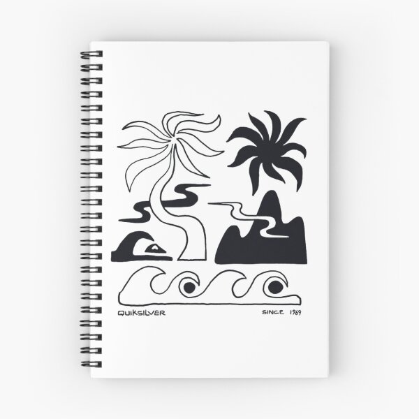 Item preview, Quiksilver Minimalist Mountain and Wave Illustration designed and sold by Oniyasha.