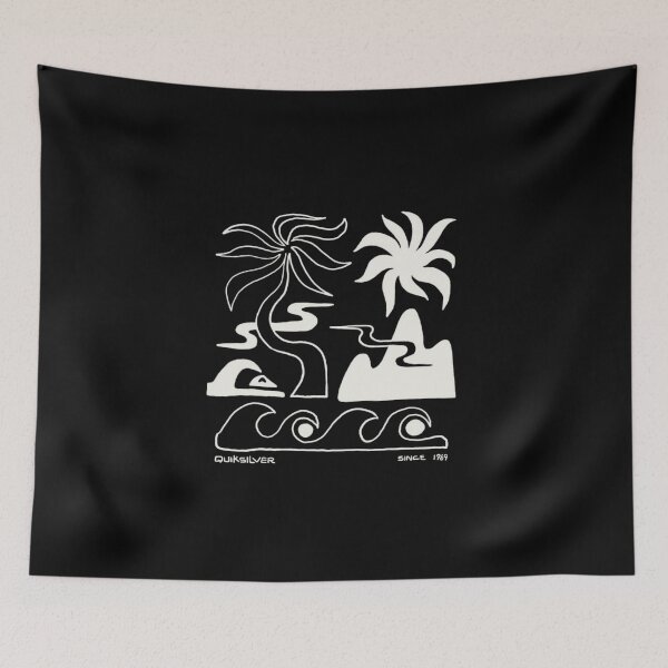 Item preview, Quiksilver Minimalist Mountain and Wave Illustration designed and sold by Oniyasha.