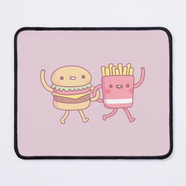 Item preview, Burger Fries Bestie Duo Kawaii Food Art designed and sold by GarciaOScStudio.