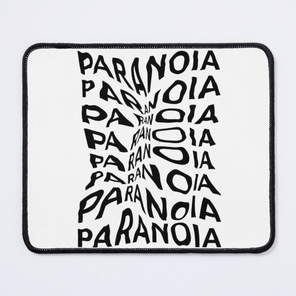 Item preview, Paranoia Distorted Text Illustration designed and sold by Oniyasha.
