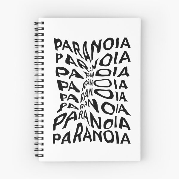 Item preview, Paranoia Distorted Text Illustration designed and sold by Oniyasha.