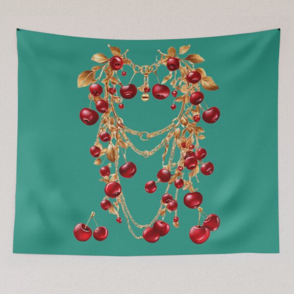 Item preview, Open Cherry Necklace – Modern Statement Necklace designed and sold by Antik by Schulz.